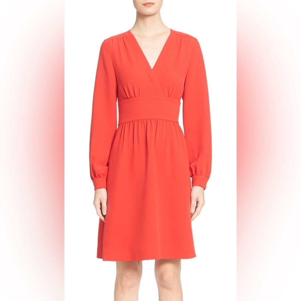 Kate Spade New York Long Sleeve Tie Dress
